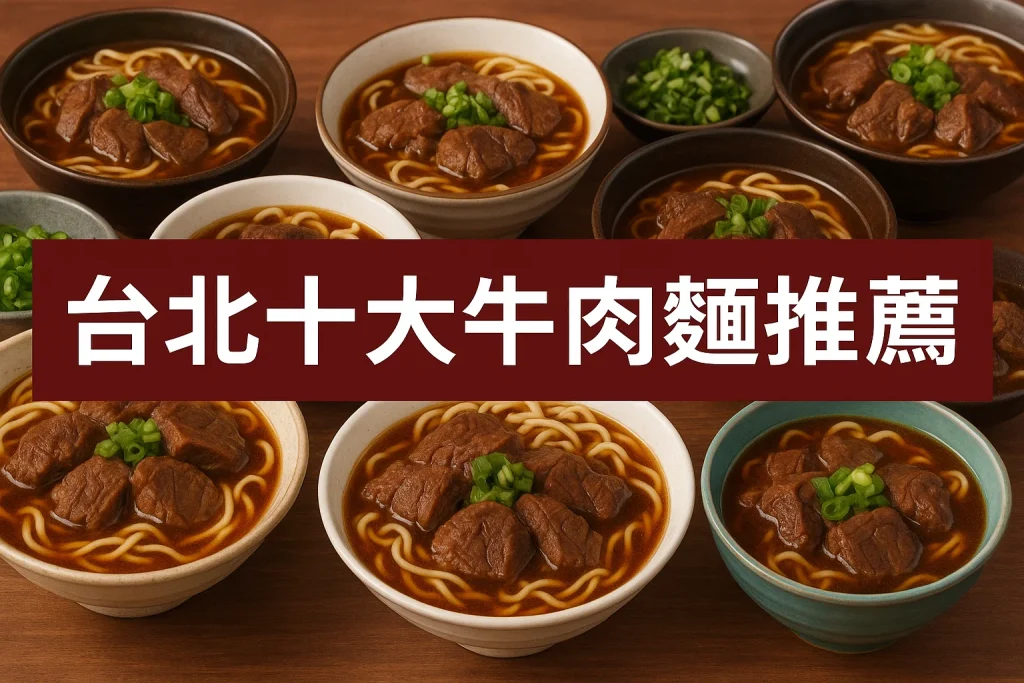 台北十大牛肉麵推薦