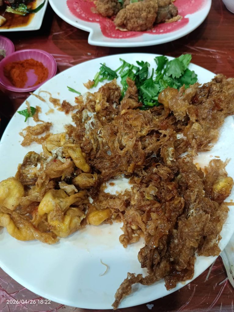 塭底烤魚塩酥魚鬆料理