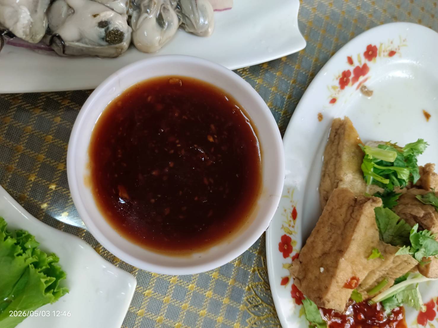 宜蘭新店小吃部招牌煎魚特寫