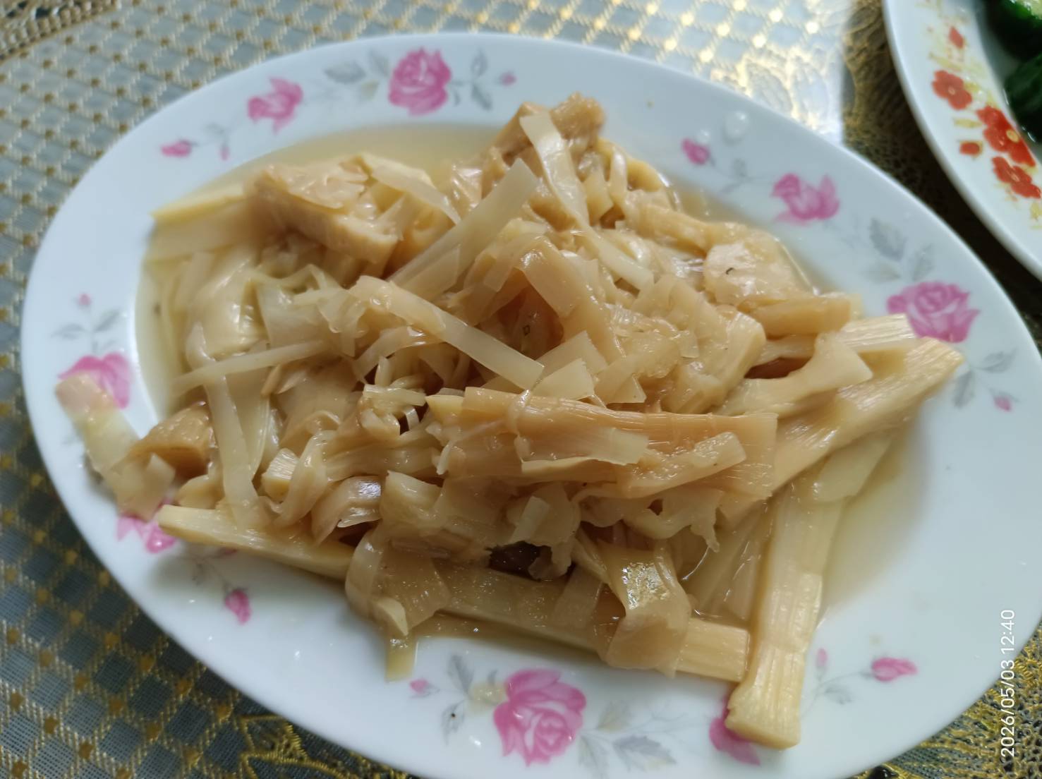 宜蘭新店小吃部滷筍絲特寫