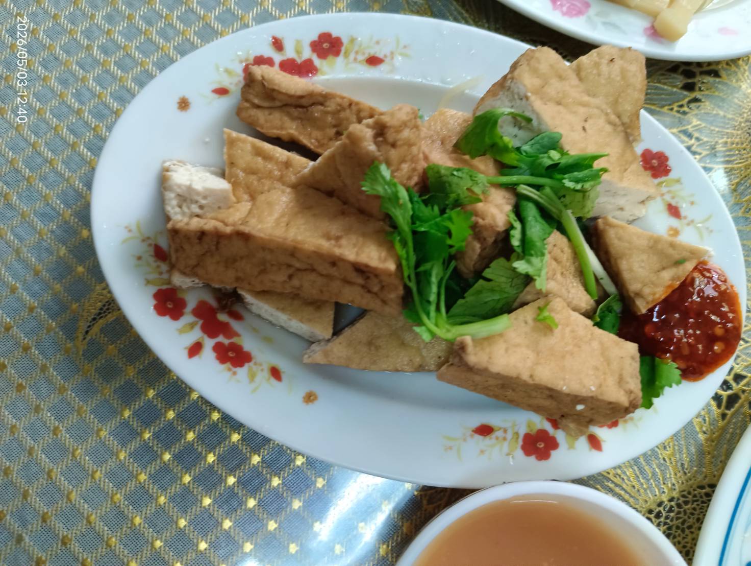宜蘭新店小吃部油豆腐特寫