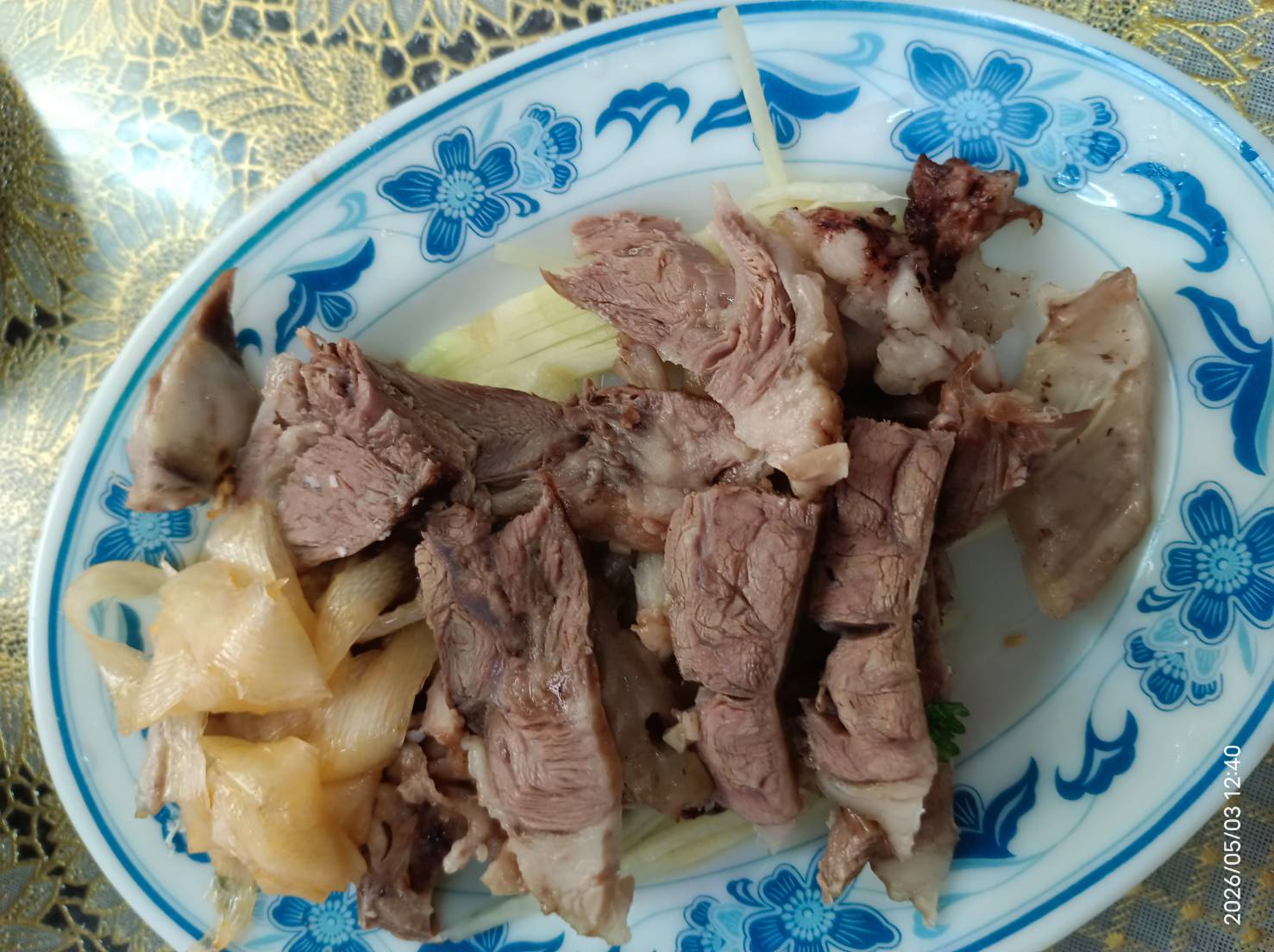 宜蘭新店小吃部鴨肉切盤特寫