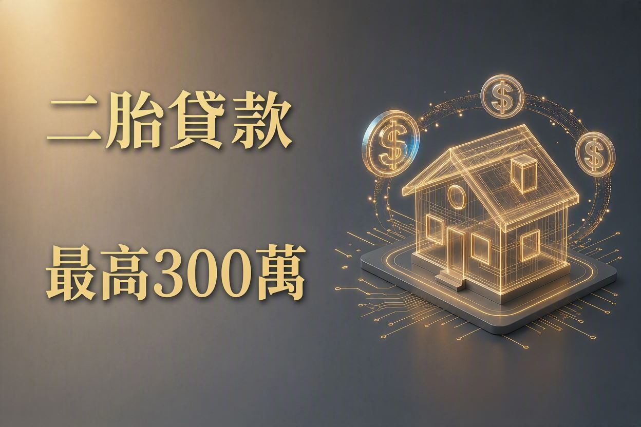 二胎貸款，二胎房貸，鄉民貸，最高300萬，核貸快速，P2P，網路借貸平台，房屋二胎