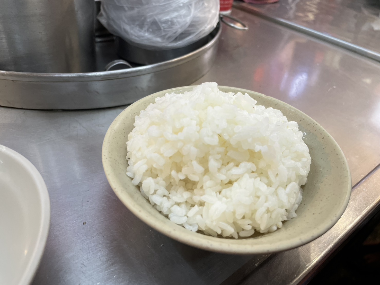 基隆廟口8號旗魚飯 白飯特寫